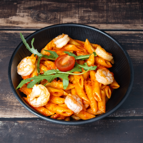 Pasta Tomato Gambas