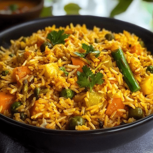 Vegetarisches Biryani (pikant)