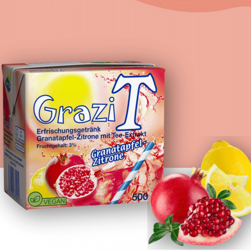 Tetrapack Eistee-Granatapfel-Zitrone 0,5l