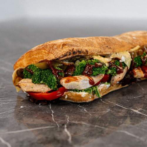 Baguette Mexican Chicken (scharf)