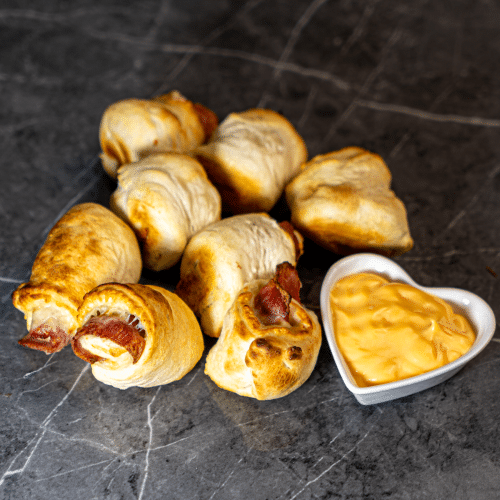 Pizzabrötchen mit Schinken