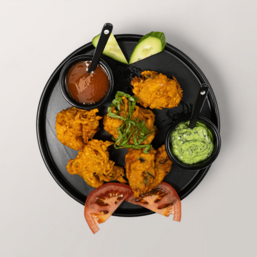 Vegetarische Pakora (4 Stück)