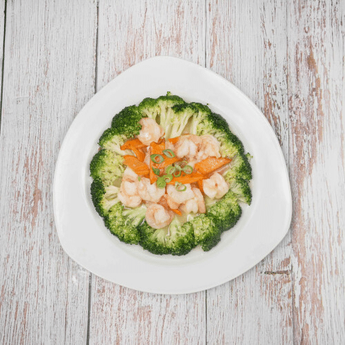 Riesengarnelen mit Broccoli