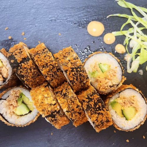 Sake Tempura Roll