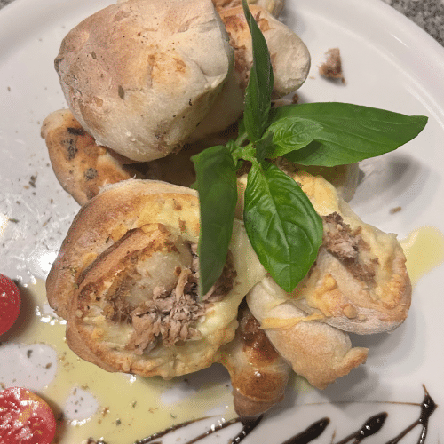 Pizzaschnecken Schinken