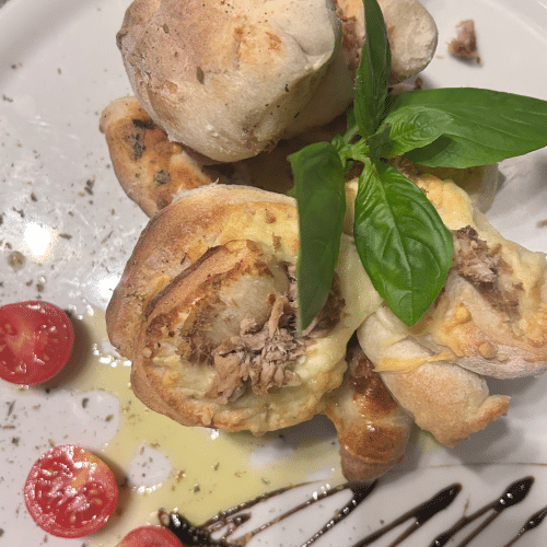 Pizzaschnecken Thunfisch