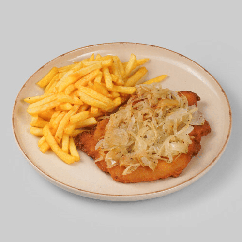 Zwiebelschnitzel