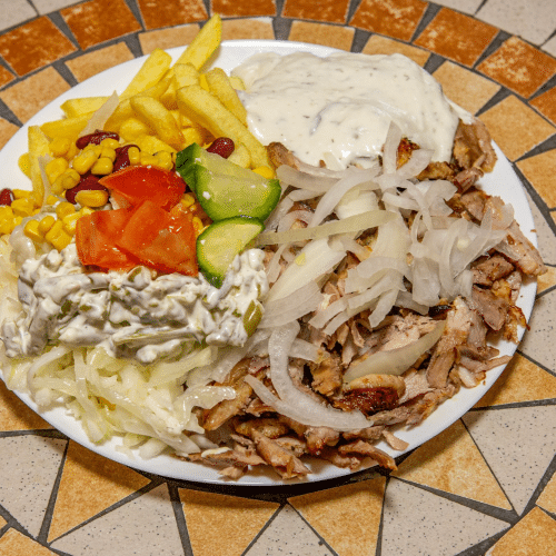 Gyros Ferkulum Menü (für 2 Personen)
