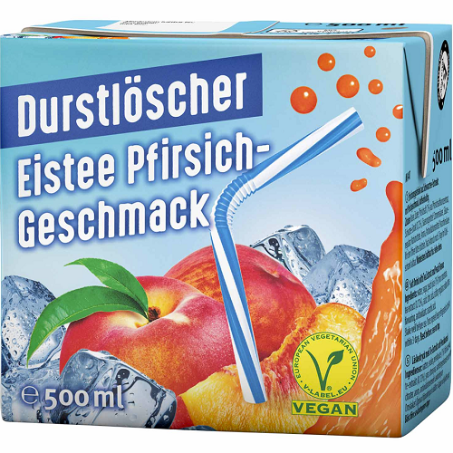 Durstlöscher Eistee Pfirsich 0,5l