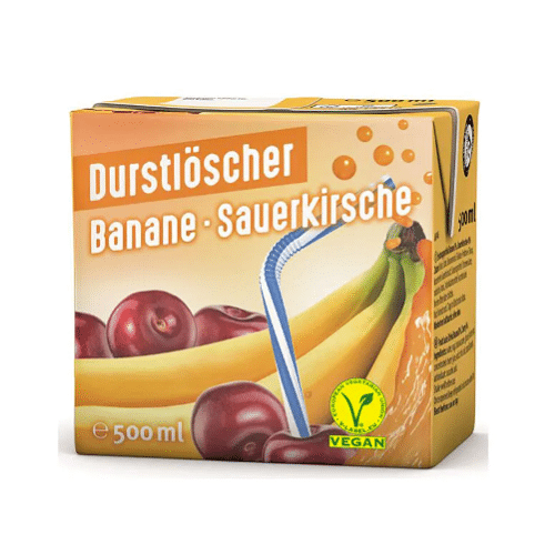 Durstlöscher Banane-Kirsch 0,5l