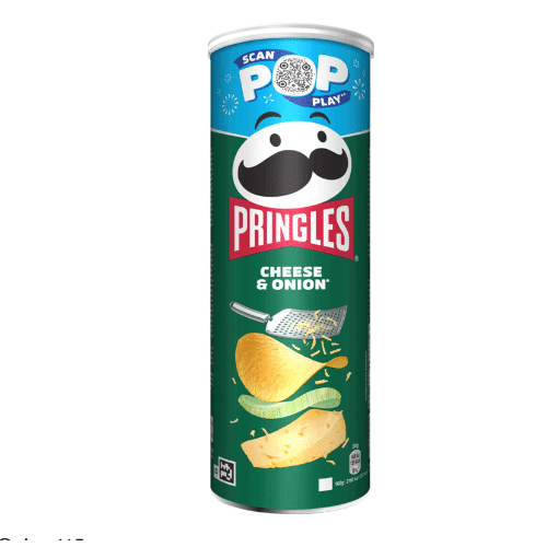 Pringles Cheese & Onion 185g