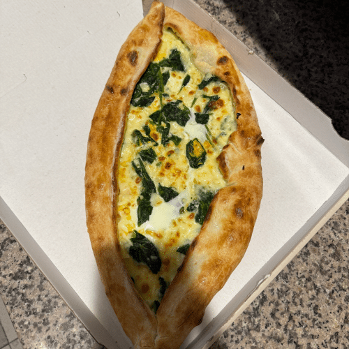 Pide mit Spinat