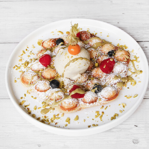Waffel Pistachio Addiction