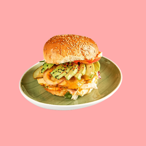 What a Avocado Burger