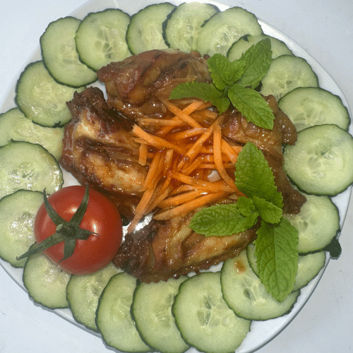 Gegrillte Hähnchenflügel (5 Stück)