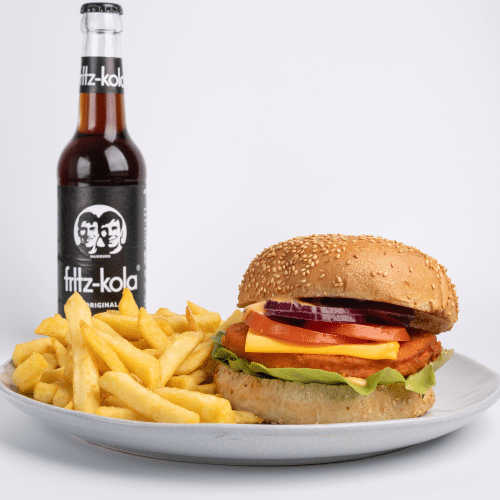 Chicken Stripes Burger Menü