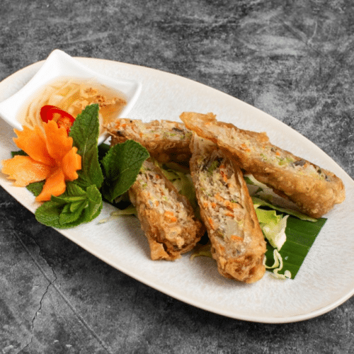 Vegan Frühlingsrollen (2 Stück)