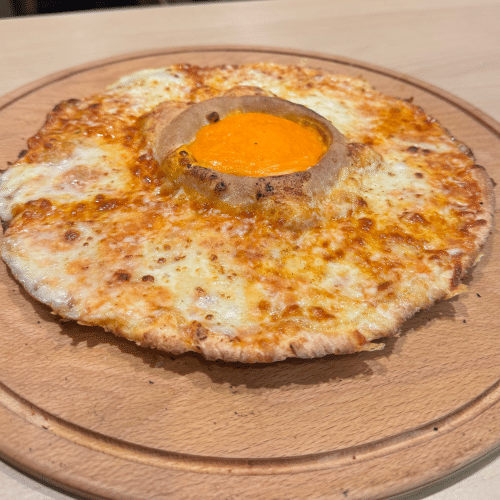 Drei Käsehoch Cheese Vulcano Pizza, Go ø 26cm