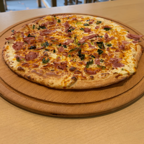 Flammkuchen Lauch-Hinterschinken