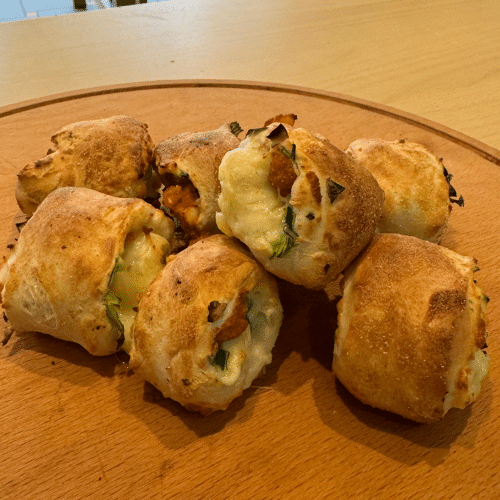 Pizzabrötchen Lauchscharf