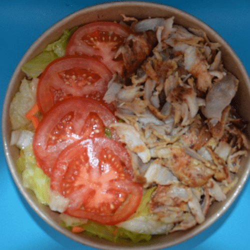 Döner bowl mit Salat