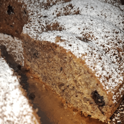 Hausgemachten Nusskuchen