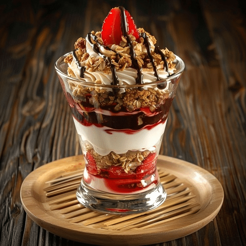 Müsli Becher mit Joghurt