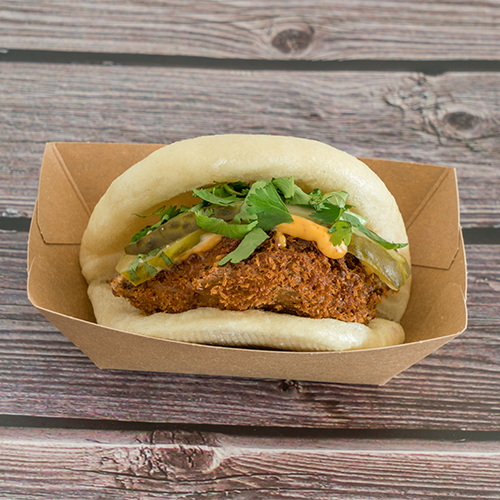 Vegan Fried Chicken Bao (vegan)