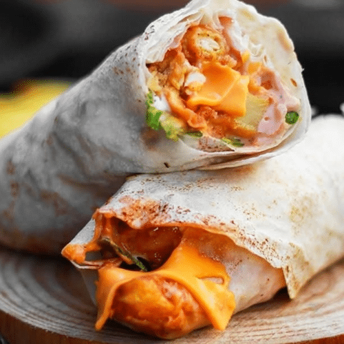 Hamburger Wrap Roll سندويش همبرغر