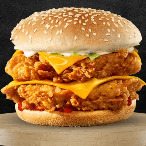 Big Crunchy Cheese Burger Menü