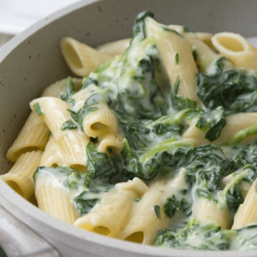 Penne al Gorgonzola e Spinaci