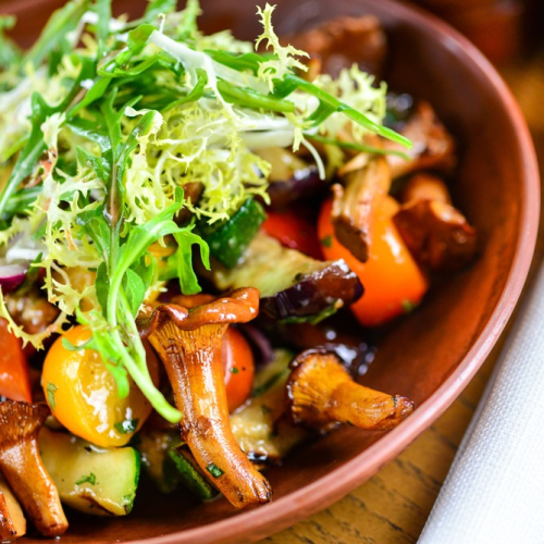 Pfifferling Salat