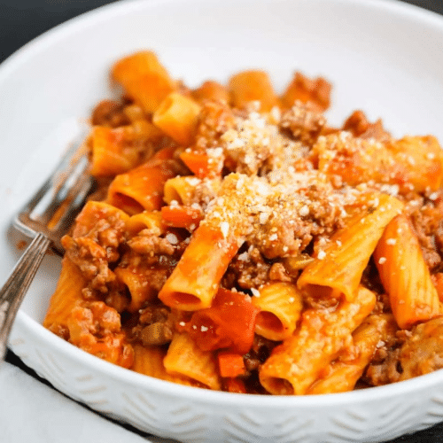 Rigatoni Bolognese