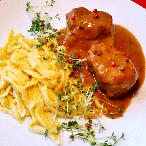 Schweinelendchen con Pepe