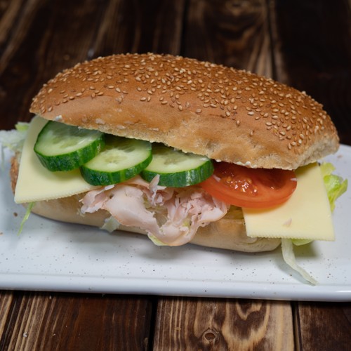 Sandwich mit Gouda/Pute