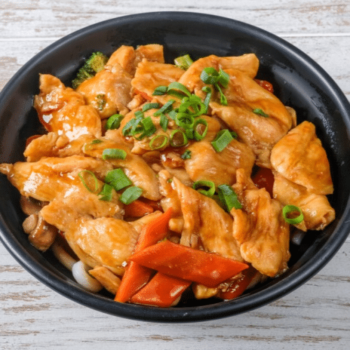 Udon poke Hühnerfleisch