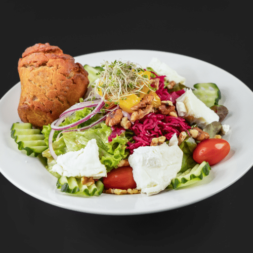 Treibhaus Salat Ziege