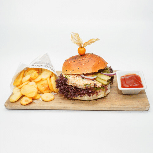Veganer Thunfisch Burger (vegan)