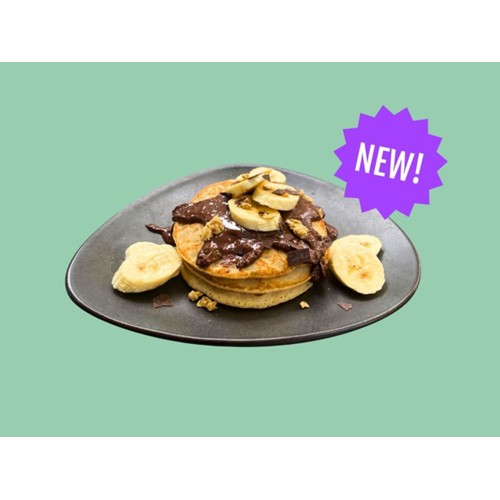 Crunchy Choco Protein Pancakes