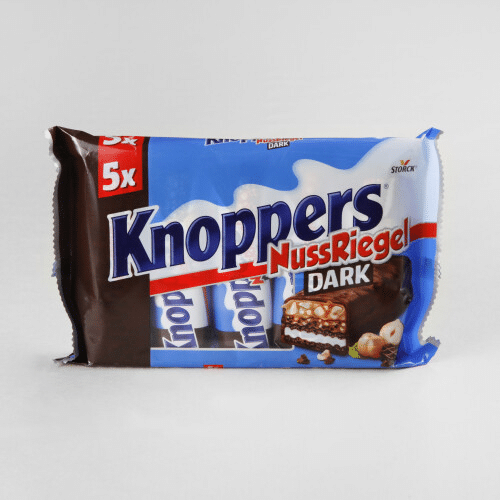 5x Knoppers Nuss Riegel D A R K