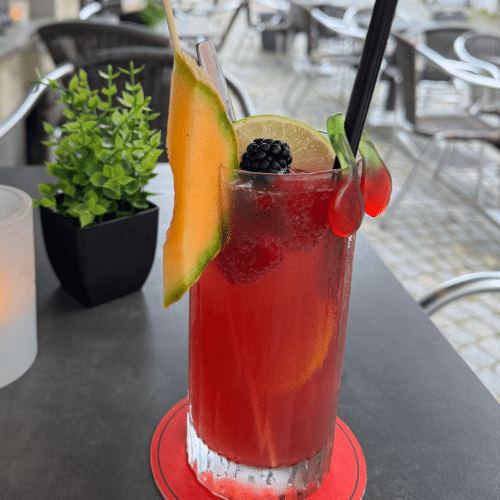 Hausgemachte Limonade Himbeer-Ginger 0,4l