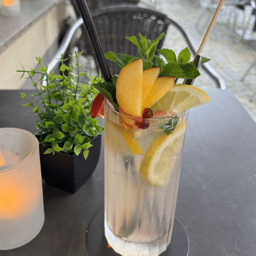 Hausgemachte Limonade Pfirsich-Zitrone 0,4l