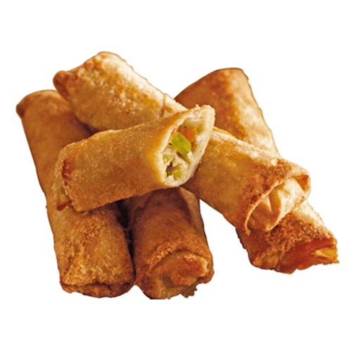Frühlingsrollen mit Gemüse  (6 Stück)