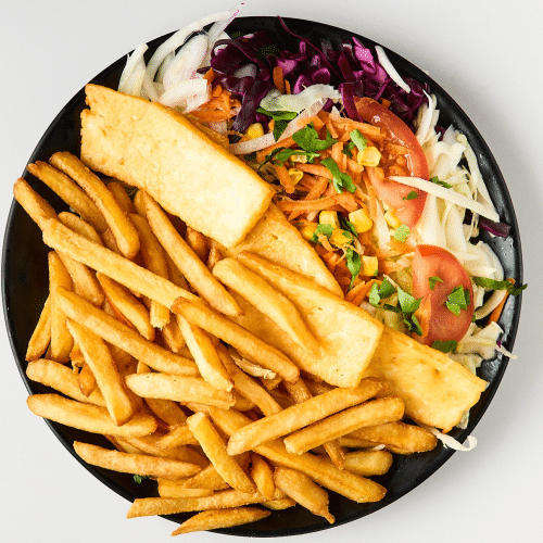 Halloumi Pommes Teller