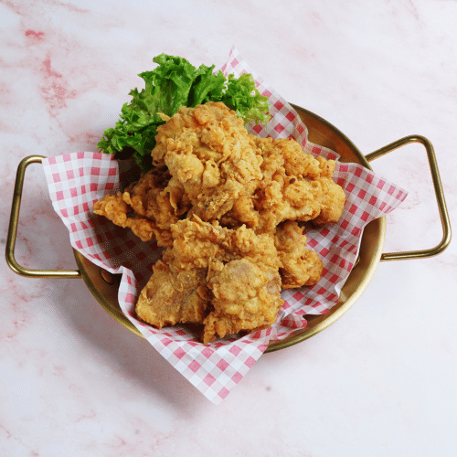 Knuspriges Hähnchen mit Honig-Senf Soße