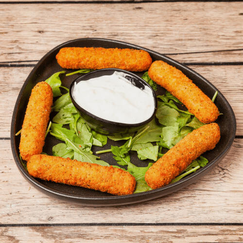 Mozzarella-Sticks (5 Stück)