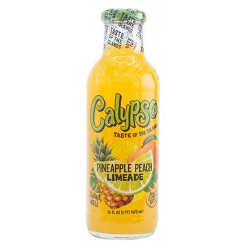 Calypso Pineapple Peach Lemonade 0.473l (MEHRWEG)