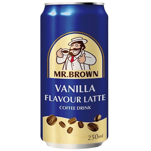 Mr Brown Coffee Drink Vanilla Latte 0.25l