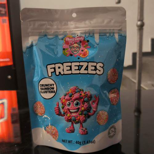 Chaos Candy Frozen Crunchy Rainbow Clusters 40g