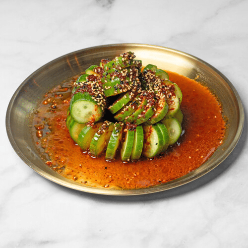 Koreanischer Gurkensalat (pikant, vegetarisch)